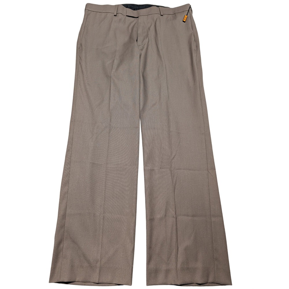 AXIST Dress Pants‎ Mens 34x29 Brown The City Pant Slim Fit Buckskin Stretch New